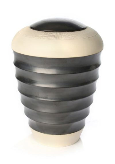 keramiek urn pure naturel zwart
