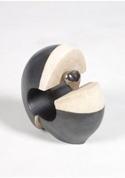 Urn Kiklos zwart wit