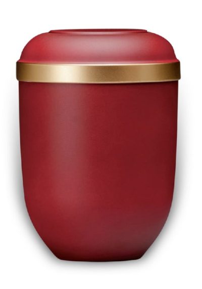 ecologische urn rood