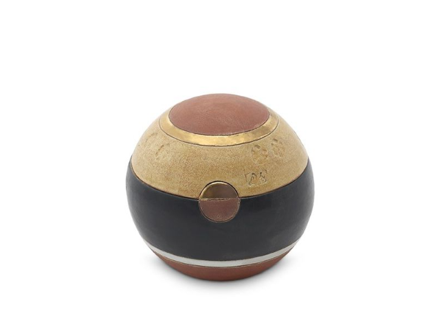 dieren mini urn brick red met pootjes