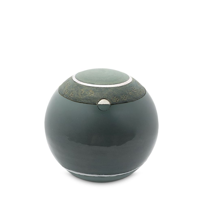 dieren mini urn warm grey met pootjes