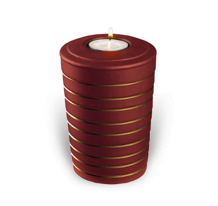 gold stripe windlicht urn