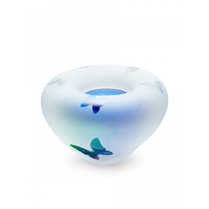 frosted theelicht mini urn