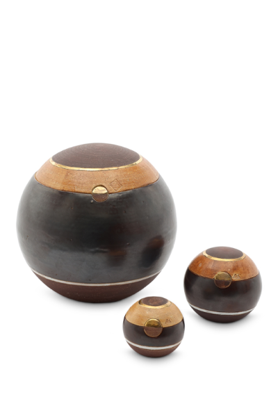 urn serie brown beige bol urn