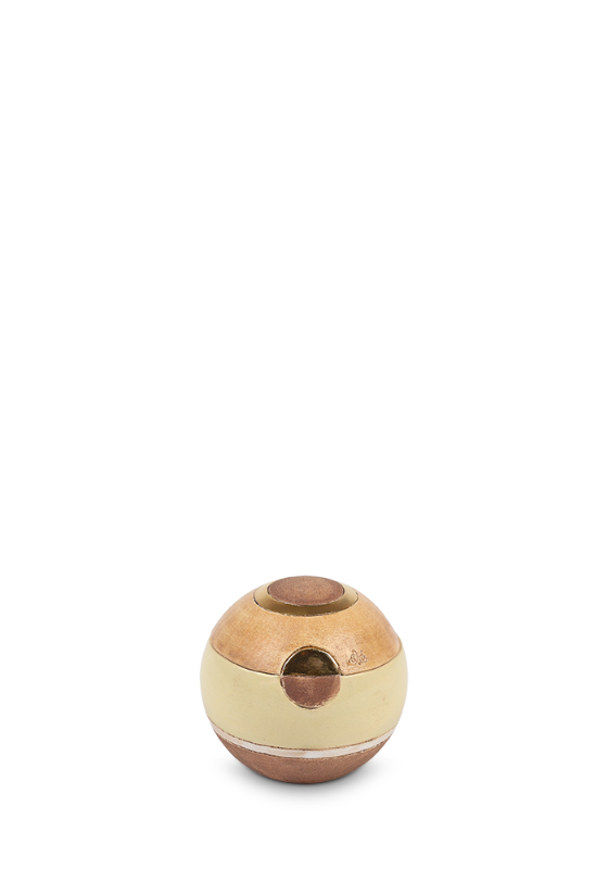 urn serie golden yellow bol urn