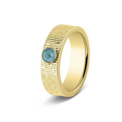 221SY Verticle Wrinkle Ring