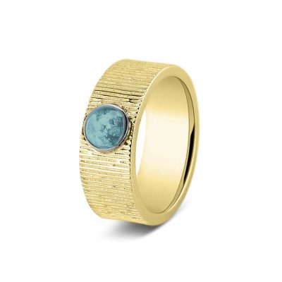 222SY Verticle Wrinkle Ring