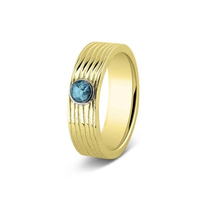 224SY Horizontal Wrinkle Ring