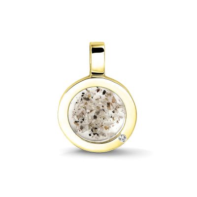 RL007T See-Through Round Pendant