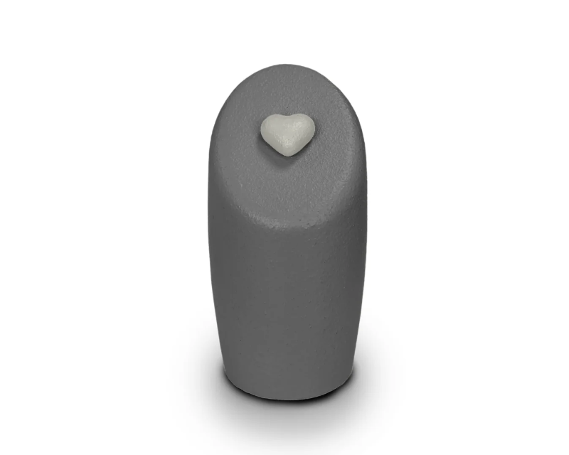devotion urn hartje mineraal composiet kleurrijk