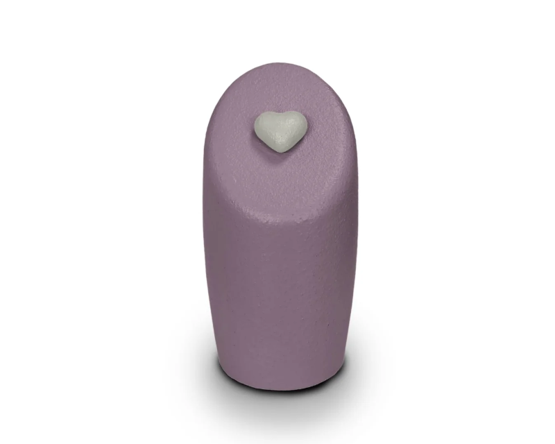 devotion urn hartje mineraal composiet kleurrijk