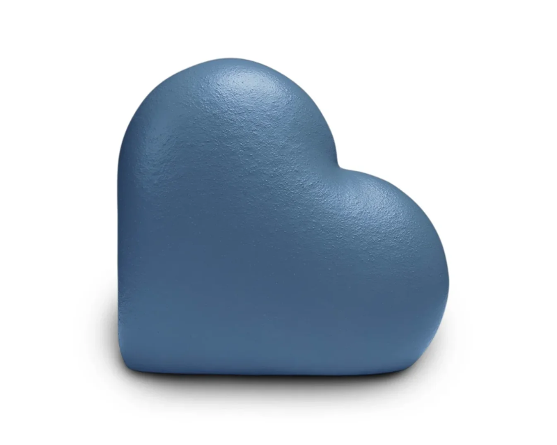heart urn mineraal composiet