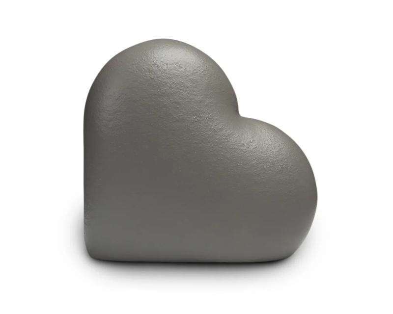 heart urn mineraal composiet