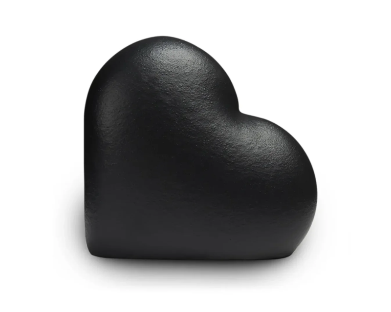 heart urn mineraal composiet