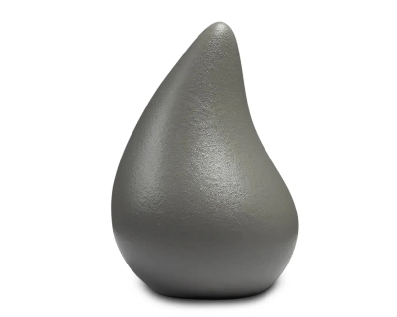 teardrop traan urn mineraal composiet kleurrijk